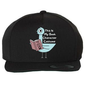 This Is My Book Character Costume Funny Pigeon Reading Wool Snapback Cap