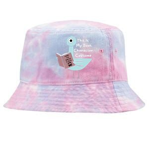 This Is My Book Character Costume Funny Pigeon Reading Tie-Dyed Bucket Hat