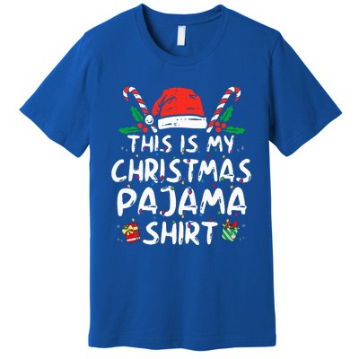 This Is My Christmas Pajama Funny Xmas PJs  Premium T-Shirt