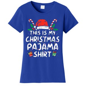 This Is My Christmas Pajama Funny Xmas PJs  Women's T-Shirt