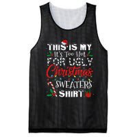 This Is My ItS Too Hot For Ugly Christmas Sweaters Mesh Reversible Basketball Jersey Tank