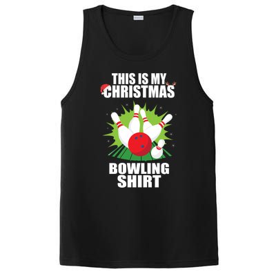 This Is My Christmas Bowling Xmas Bowling Game Bowler Gift PosiCharge Competitor Tank