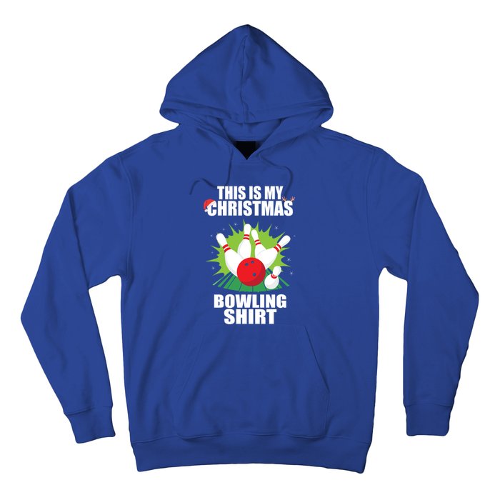 This Is My Christmas Bowling Xmas Bowling Game Bowler Gift Hoodie