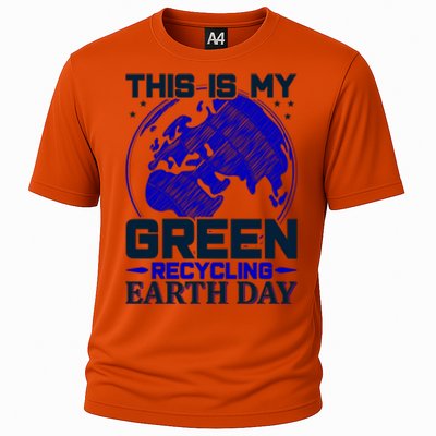 This Is My Green Recycling Earth Day Cooling Performance Crew T-Shirt