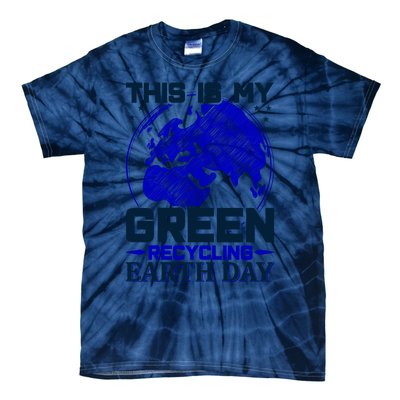 This Is My Green Recycling Earth Day Tie-Dye T-Shirt