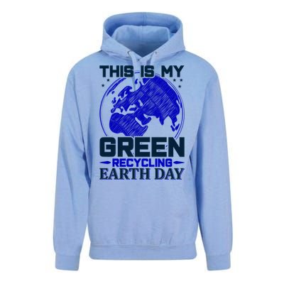 This Is My Green Recycling Earth Day Unisex Surf Hoodie