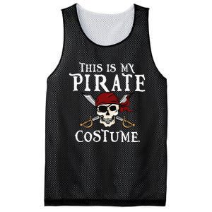 This Is My Pirate Costume Halloween Party Family Matching Mesh Reversible Basketball Jersey Tank