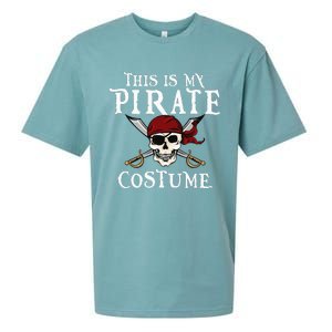 This Is My Pirate Costume Halloween Party Family Matching Sueded Cloud Jersey T-Shirt