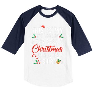 This Is My ItS Too Hot For Ugly Christmas Sweaters Gift Baseball Sleeve Shirt