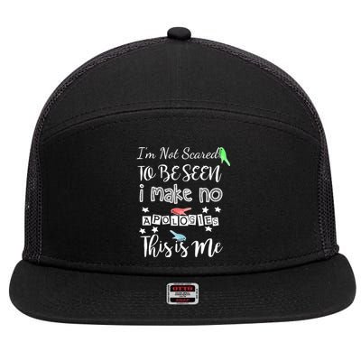 This Is Me Musical Theatre Performer Gift Broadway Fan 7 Panel Mesh Trucker Snapback Hat