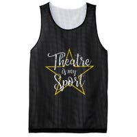 Theatre Is My Sport Musical Theater Thespian Broadway Mesh Reversible Basketball Jersey Tank