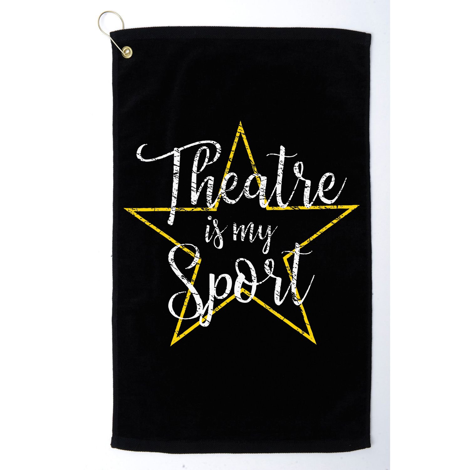 Theatre Is My Sport Musical Theater Thespian Broadway Golf Towel