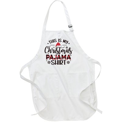 This Is My Christmas Pajama Funny Christmas Full-Length Apron With Pockets