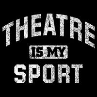 Theatre Is My Sport Theatre Quote Funny Thespian Gift 16 in Basic Backpack