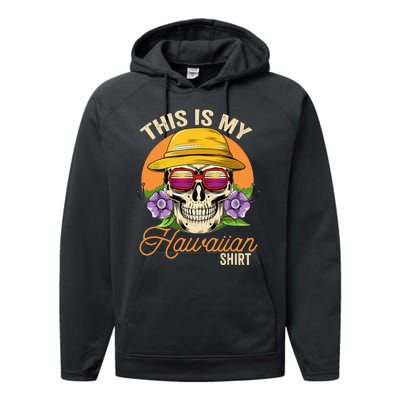 This Is My Hawaiian Aloha Hawaii Performance Fleece Hoodie