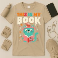 This Is My Book Character Costume Funny Cat Reading 1 T-Shirt