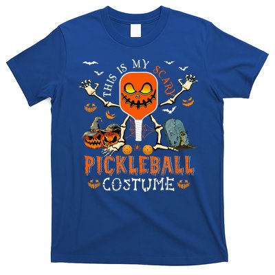 This Is My Scary Pickleball Costume Halloween Skeleton Lover T-Shirt