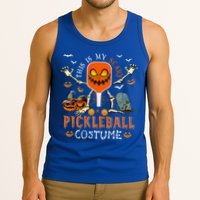 This Is My Scary Pickleball Costume Halloween Skeleton Lover Tank Top