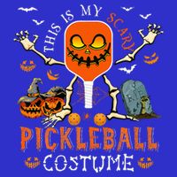 This Is My Scary Pickleball Costume Halloween Skeleton Lover Visor