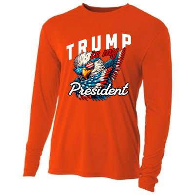 Trump Is My President Cooling Performance Long Sleeve Crew