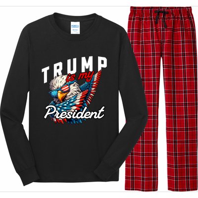 Trump Is My President Long Sleeve Pajama Set