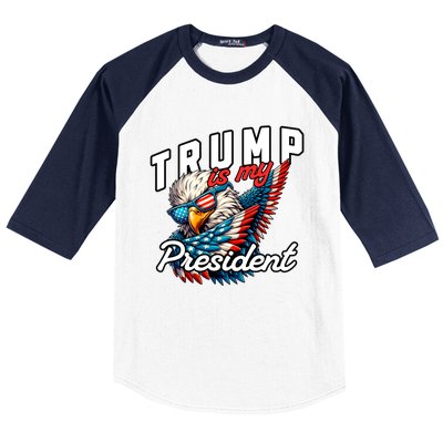 Trump Is My President Baseball Sleeve Shirt