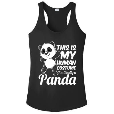 This Is My Hu Costume IM Really A Panda Gift Ladies PosiCharge Competitor Racerback Tank