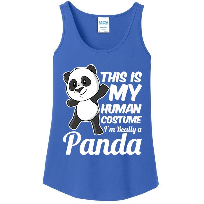 This Is My Hu Costume IM Really A Panda Gift Ladies Essential Tank