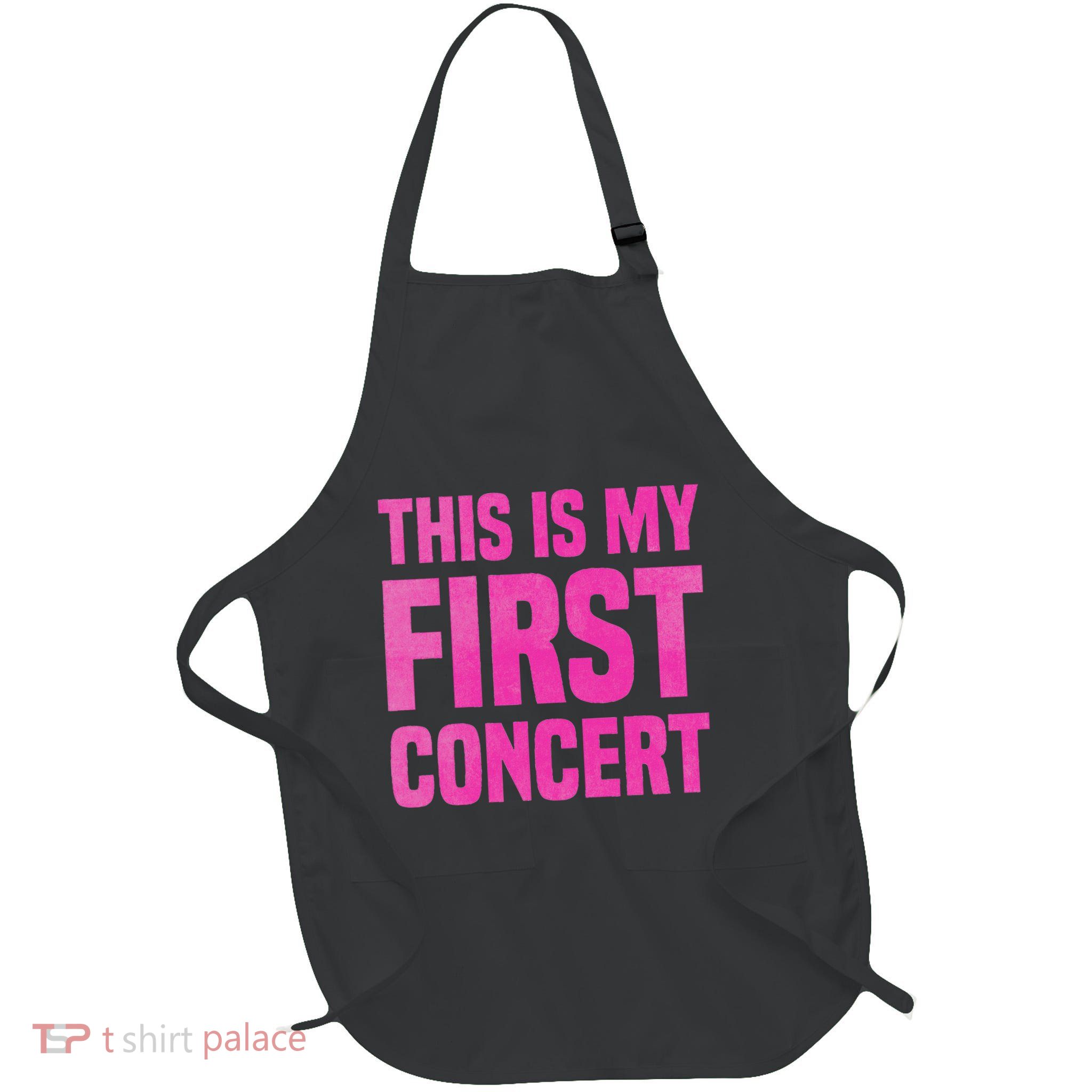 This Is My First Concert Music Event Full-Length Apron With Pockets