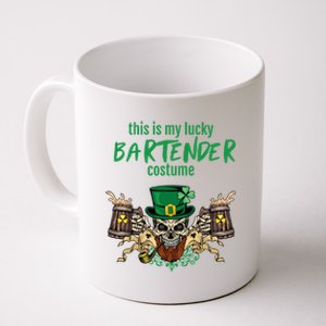 This Is My Lucky Bartender Costume St Patricks Day Beer Gift Coffee Mug