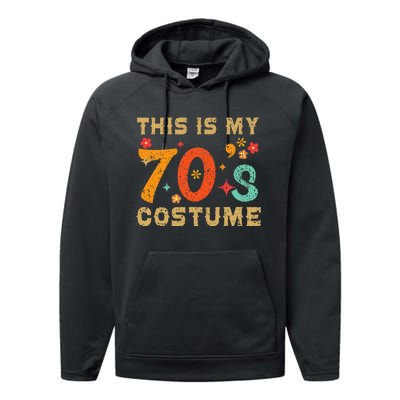 This Is My 70S Costume 1970s Seventies Theme Retro Party Performance Fleece Hoodie