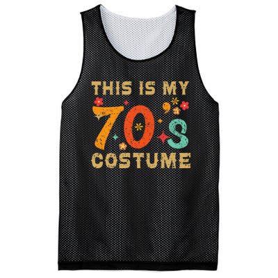 This Is My 70S Costume 1970s Seventies Theme Retro Party Mesh Reversible Basketball Jersey Tank