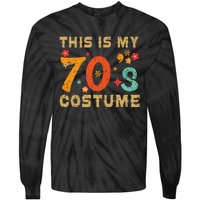 This Is My 70S Costume 1970s Seventies Theme Retro Party Tie-Dye Long Sleeve Shirt