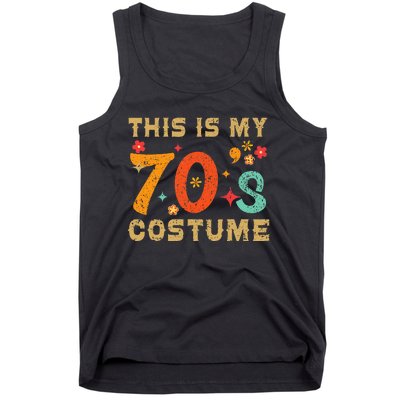 This Is My 70S Costume 1970s Seventies Theme Retro Party Tank Top