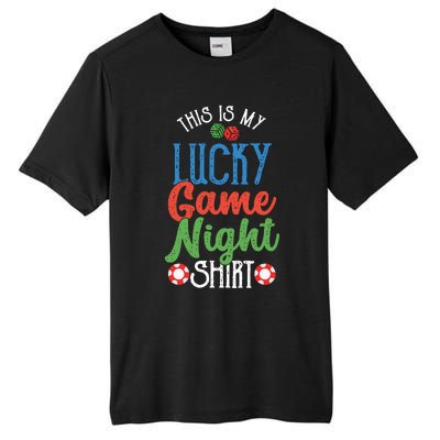 This Is My Lucky Game Night Outfit Poker Casino Gambling Tall Fusion ChromaSoft Performance T-Shirt