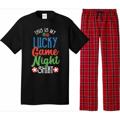 This Is My Lucky Game Night Outfit Poker Casino Gambling Pajama Set