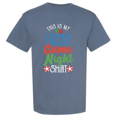 This Is My Lucky Game Night Outfit Poker Casino Gambling Garment-Dyed Heavyweight T-Shirt