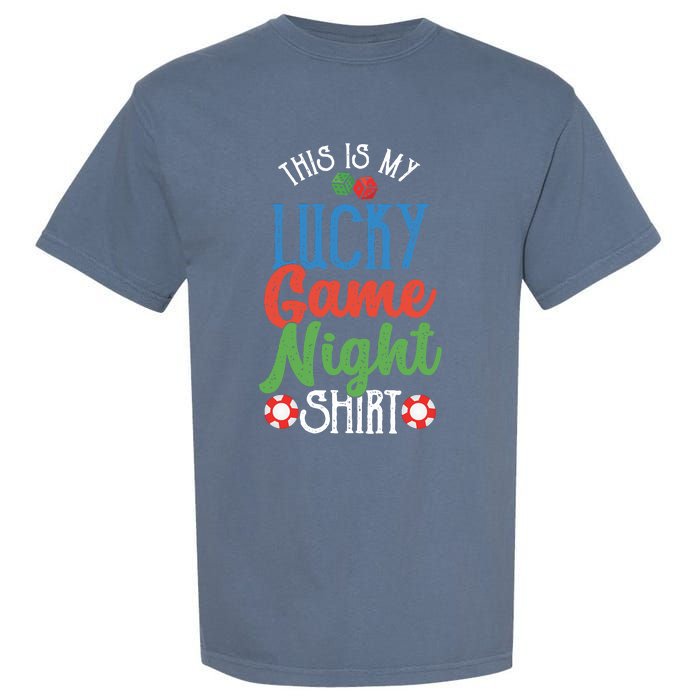 This Is My Lucky Game Night Outfit Poker Casino Gambling Garment-Dyed Heavyweight T-Shirt