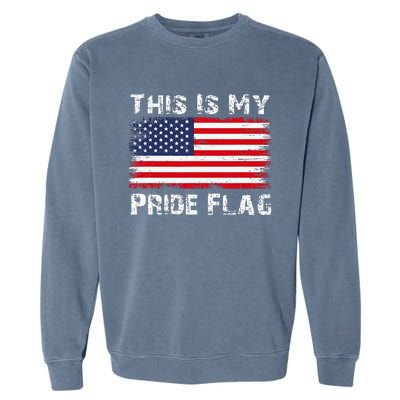 This Is My Pride Flag Garment-Dyed Sweatshirt