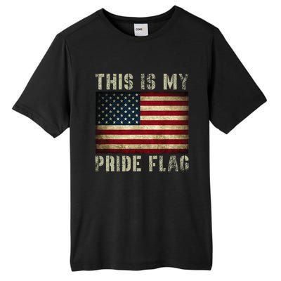 This Is My Pride Flag Usa American 4th Of July Tall Fusion ChromaSoft Performance T-Shirt