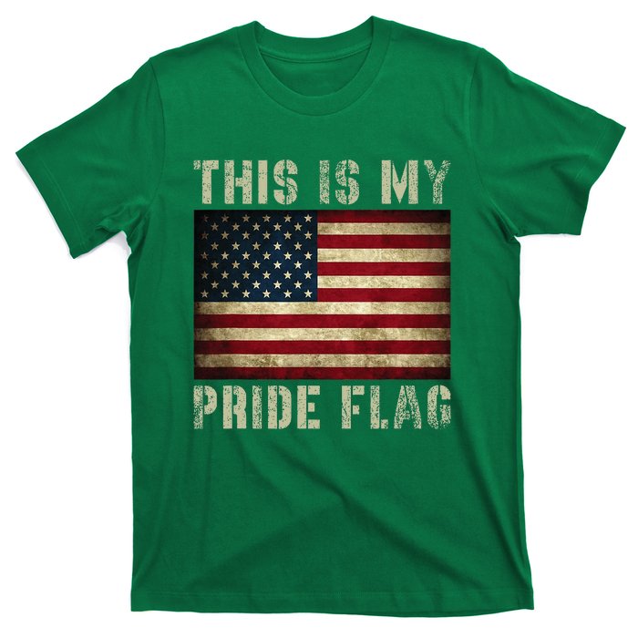 This Is My Pride Flag Usa American 4th Of July T-Shirt