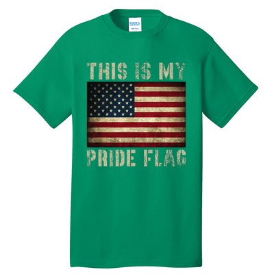 This Is My Pride Flag Usa American 4th Of July Tall T-Shirt