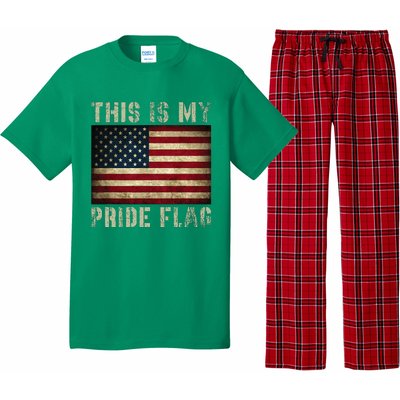 This Is My Pride Flag Usa American 4th Of July Pajama Set