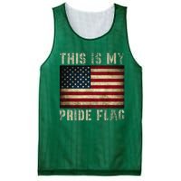 This Is My Pride Flag Usa American 4th Of July Mesh Reversible Basketball Jersey Tank