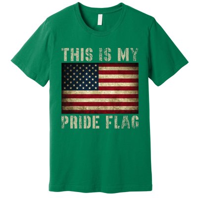 This Is My Pride Flag Usa American 4th Of July Premium T-Shirt