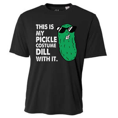 This Is My Pickle Costume Dill With It Sunglasses Halloween Cooling Performance Crew T-Shirt