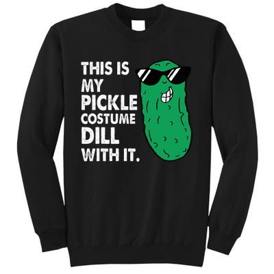 This Is My Pickle Costume Dill With It Sunglasses Halloween Sweatshirt