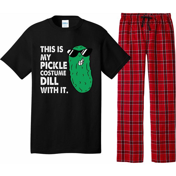 This Is My Pickle Costume Dill With It Sunglasses Halloween Pajama Set