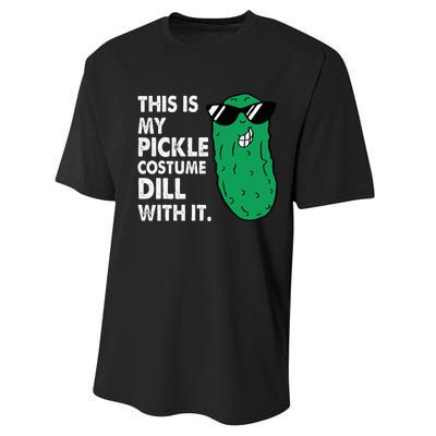 This Is My Pickle Costume Dill With It Sunglasses Halloween Performance Sprint T-Shirt