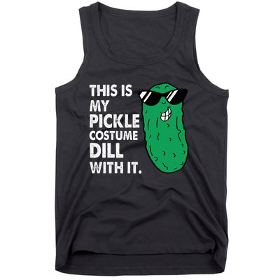 This Is My Pickle Costume Dill With It Sunglasses Halloween Tank Top